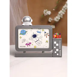 Art Street Grey & White Creative Astronaut Table Photo Frame With Pen Holder-picture-16