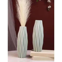 Art Street Grey Plastic Vase Pack of 2-picture-33