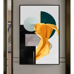 art street Motif Multicolour Engineered Wood Framed Canvas Wall Painting-picture-28