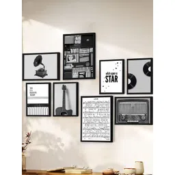 Art Street Multicoloured & Grey 6 and more Piece MDF Other Wall Photographs-picture-14