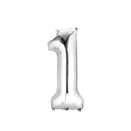 Art Street Number 1 Foil Helium Balloon- 40.64 cm image 5