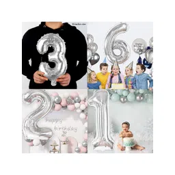 Art Street Number 1 Foil Helium Balloon- 40.64 cm image 4