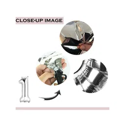 Art Street Number 1 Foil Helium Balloon- 40.64 cm image 3