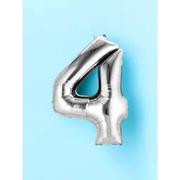 Art Street Number 4 Foil Helium Balloon- 40.64 cm-picture-40