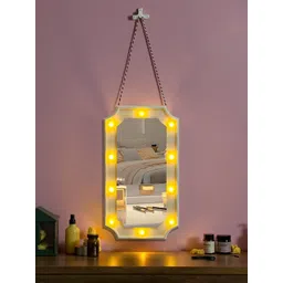 Art Street Off White Rectangular Makeup Wall Mirror-picture-33