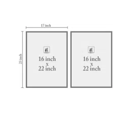 Art Street Orange Canvas Luxury Hall Wall Painting - Set of 2 image 5