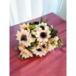 Art Street Orange Plastic Artificial Sunflowers Long Stem Flower - Set of 2-picture-10