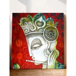 Art Street Red & White Floral & Botanical Printed Canvas Wall Art-picture-20