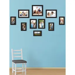 Art Street Set Of 10 Black Solid Individual Wall Photo Frames-picture-17