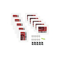 Art Street Set Of 10 White Solid Wall Photo Frames-picture-23