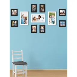 Art Street Set Of 11 Black & White Solid Individual Wall Photo Frames-picture-27