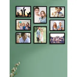 Art Street Set Of 11 Black Solid Synthetic Collage Photo Frames-picture-23