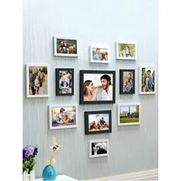 Art Street Set Of 12 Black & White Solid Individual Photo Frames-picture-17