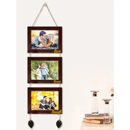 Art Street Set Of 3 Brown Solid MDF Photo Frames-picture-11