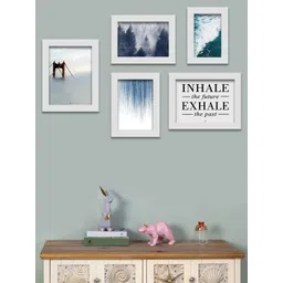 Art Street Set Of 5 Grey & White Wall Paintings-picture-12