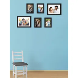 Art Street Set Of 6 Black Solid Individual Wall Photo Frames-picture-10