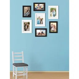 Art Street Set Of 7 Black & White Solid Individual Acrylic Photo Frames-picture-34