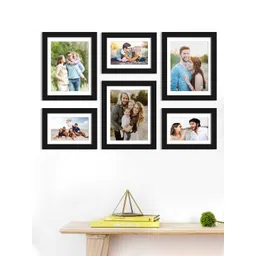 Art Street Set Of 7 Black Solid Individual Photo Frames-picture-29