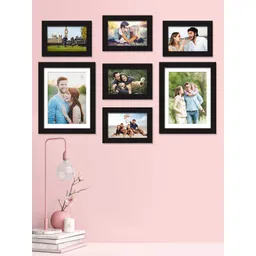 Art Street Set Of 7 Black Solid Individual Photo Frames-picture-18