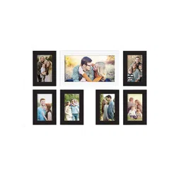 Art Street Set Of 7 Black Solid Individual Photo Frames image 2