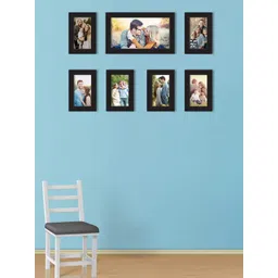 Art Street Set Of 7 Black Solid Individual Wall Photo Frames-picture-21