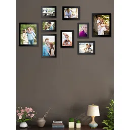 Art Street Set of 9 Black Solid Individual Photo Frames-image-8