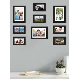Art Street Set Of 9 Black Solid Individual Wall Photo Frames-image-12