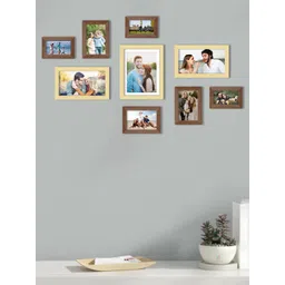 Art Street Set Of 9 Black Solid Individual Wall Photo Frames-image-13