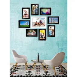 Art Street Set of 9 Black Solid Wall Photo Frames-image-18