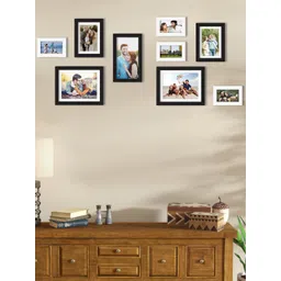 Art Street Set Of 9 White & Black Solid Individual Wall Photo Frames-image-19