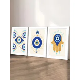 Art Street Wall Hanging Art Prints Evil Eyes Textured Poster-picture-39