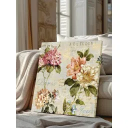 Art Street White And Pink Flower Decorative Canvas Modern Art Painting image 1