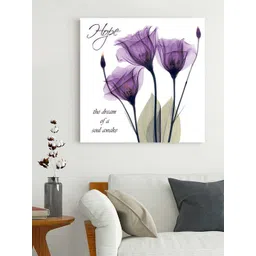 Art Street White & Purple Floral Painting Wall Art-picture-34