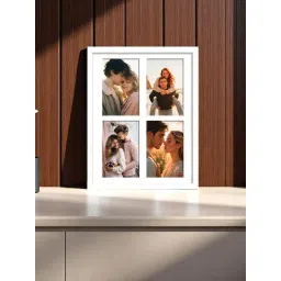 Art Street White Engineered Wood 4 Oppenings Wall Mounting Collage Photoframe-picture-30