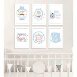 art street White Engineered Wood (Set of 6) Art Panels-picture-39