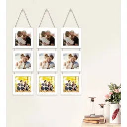 art street White Photo Frame For Wall Set Wall Hanging Picture-picture-28