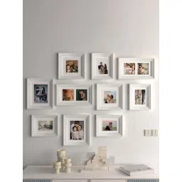 Art Street White Synthetic Allure Wall Photo Frame - Set of 10-picture-15