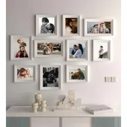 art street White Synthetic Wood (Set of 10) Collage Photo Frames-picture-39