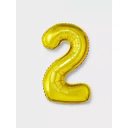 Art Street Yellow 2 Number Foil Helium Balloon-picture-23