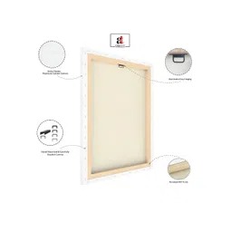 Art Street Yellow & Blue Canvas Religious Wall Painting image 3