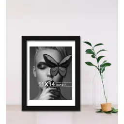Black Wall Photo Frame Set Of 2 Big Frames For Wall Artwork-image-37