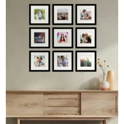 Penelope Set Of 9 Black Synthetic Wood Collage Photo Frames-image-29