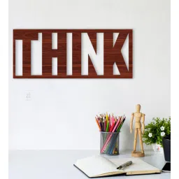 Think Brown MDF Wall Art by Art Street-picture-29