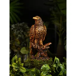 Artarium LLP Brown & Gold Toned Eagle Showpiece image 3
