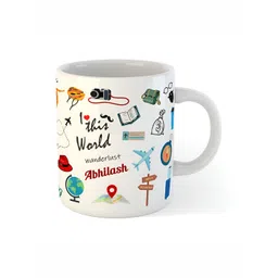 ARTBUG White & Black Wanderlust Theme & Name Printed Home Gift Sets image 2