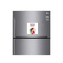 ARTBUG White & Pink Printed Decorative Fridge Magnet-picture-34