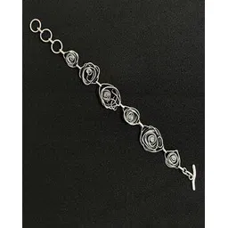 arte Women Sterling Silver Rose Bangle-picture-12