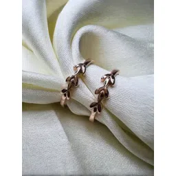 Arte Jewels 925 Silver Rose Gold Toe Rings For Women-picture-48