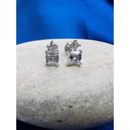 Arte Jewels 925 Sterling Silver Cz Studs Stone Earring For Women & Girls-picture-19