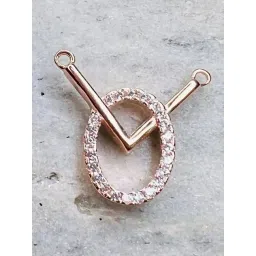 Arte Jewels 925 Sterling Silver Rose Gold Pendants for Women-picture-33